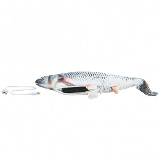 Trixie Wiggly Fish - grey, 30 cm