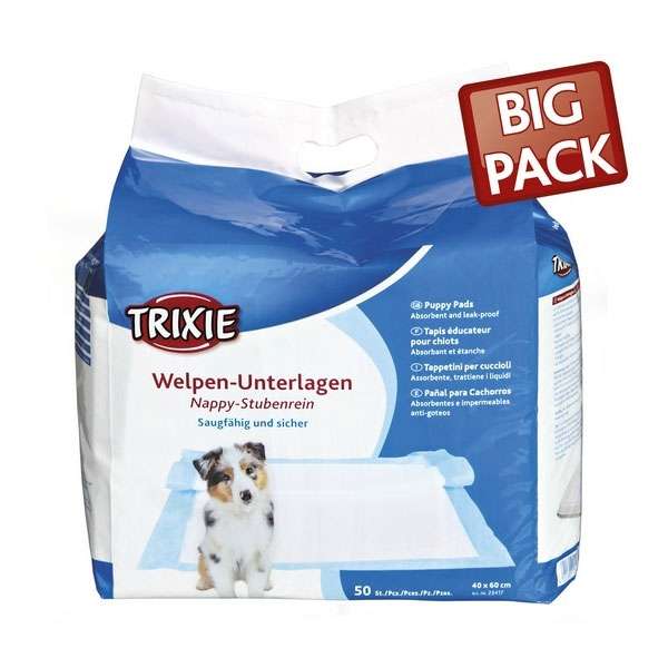 Trixie Puppy Training Pad Nappy - House-Training 40x60cm - Pack of 50