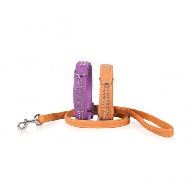 Karlie Buffalo Rhinestone Necklace - Violet