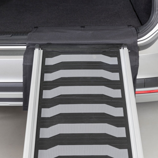 Trixie 3-section telescopic ramp, aluminum/TPR