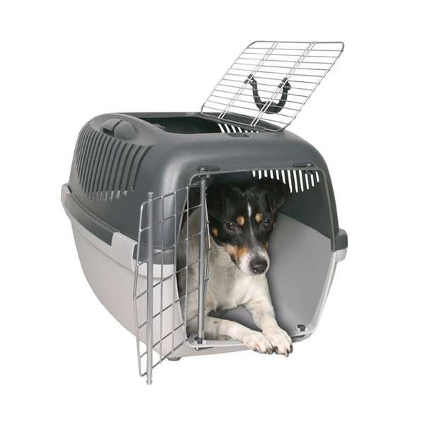 Trixie Capri III Open Top Transport Box - Grey