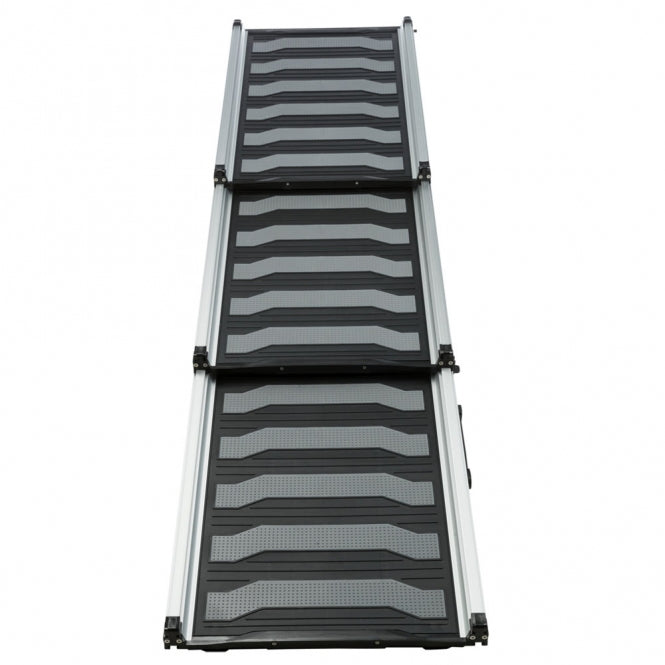 Trixie 3-section telescopic ramp, aluminum/TPR
