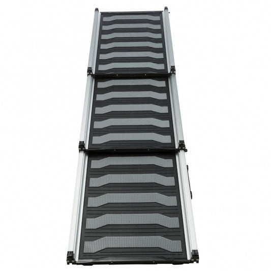 Trixie 3-section telescopic ramp, aluminum/TPR