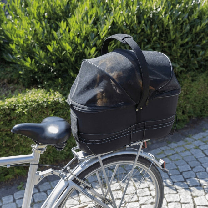 Trixie Long dog bicycle basket for wide luggage carriers