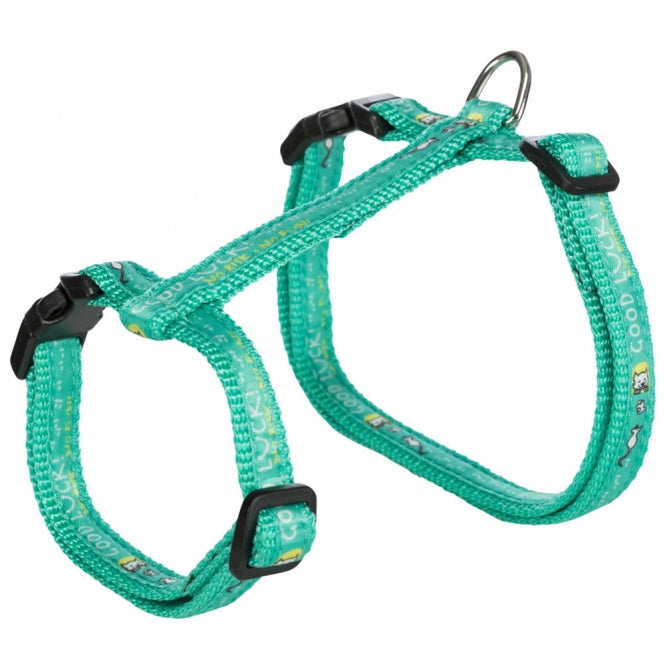 Trixie cat harness XL with leash and motif