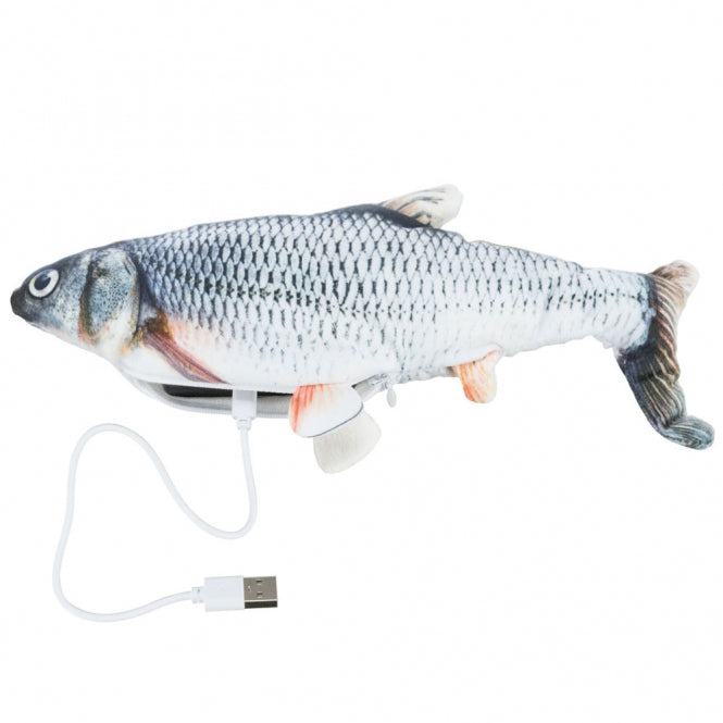 Trixie Wiggly Fish - grey, 30 cm